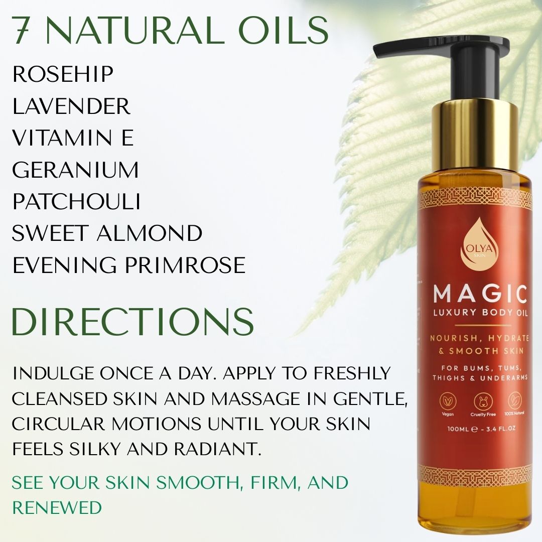 Lifting Body Oil: Crepey skin? Fine lines? It’s time to glow again.